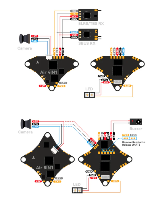 Air Brushless Flight Controller 4IN1