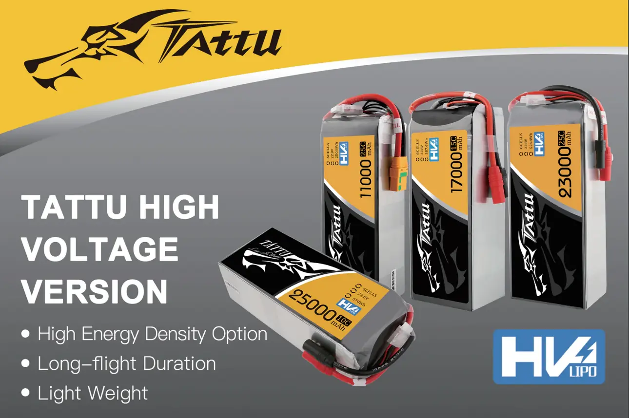 Tattu-LiHV-17000mAh-22.8V-15C-6S1P-Battery