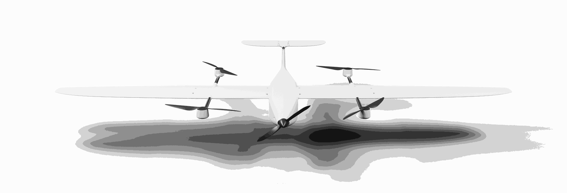 samoloty bezzałogowe EkoSky 2.0 zdjęcie maszyny z przodu