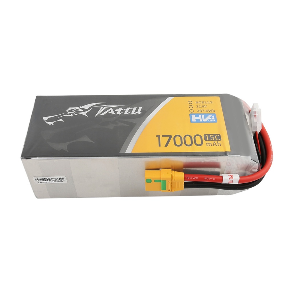 Tattu LiHV 17000mAh 22.8V 15C 6S1P Battery