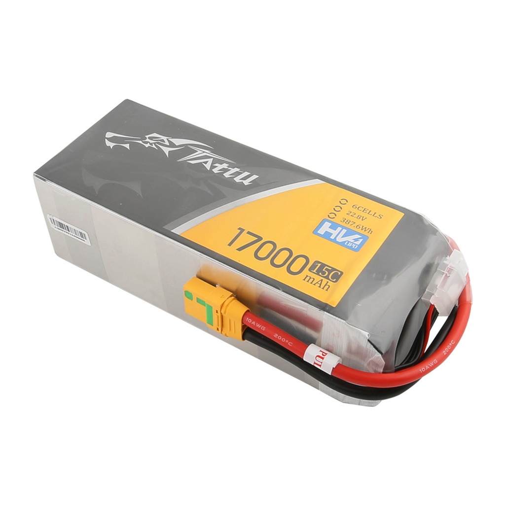 Tattu LiHV 17000mAh 22.8V 15C 6S1P Battery