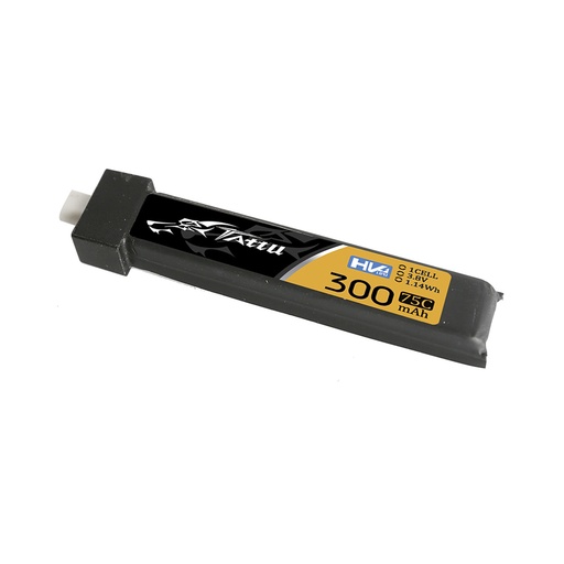 Tattu 300mAh 3.8V 75C 1S1P BT2.0 LiHV Battery